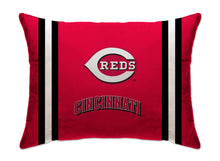 Load image into Gallery viewer, MLB Standard Logo Stripe Bed Pillow