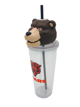 Load image into Gallery viewer, NFL Mascot Lid 24oz Sipper