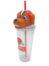Load image into Gallery viewer, NFL Mascot Lid 24oz Sipper