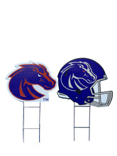 Load image into Gallery viewer, NCAA Logo and Helmet 2 Pack Yard Sign Set