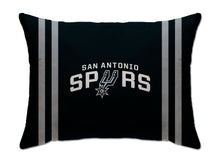 Load image into Gallery viewer, NBA Standard Stripe Logo Bed Pillow
