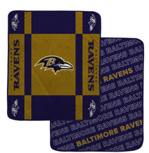 Load image into Gallery viewer, NFL Reverse Block Double Sided 60x70 Ultra Cozy Blanket