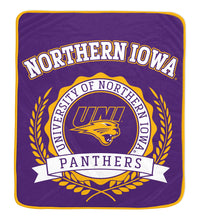 Load image into Gallery viewer, NCAA University Crest 50x60 Ultra Soft Blanket