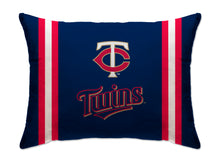 Load image into Gallery viewer, MLB Standard Logo Stripe Bed Pillow