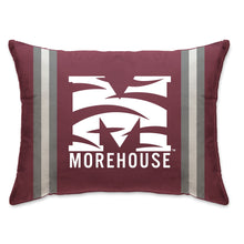 Load image into Gallery viewer, NCAA Standard Stripe Logo Bed Pillow