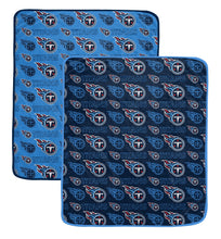 Load image into Gallery viewer, NFL Home & Away Logo Roll 60x70 2 Pack Blanket Set