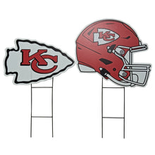 Load image into Gallery viewer, NFL Logo and Helmet 2 Pack Yard Sign Set