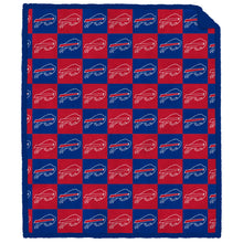 Load image into Gallery viewer, NFL Tonal Logo Box Ultra Cozy Team Color 60x70 Sherpa Blanket