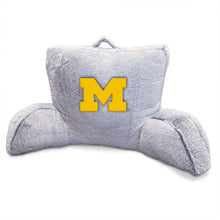 Load image into Gallery viewer, NCAA Faux Fur Logo Backrest