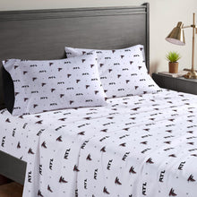 Load image into Gallery viewer, NFL Small X Queen Sheet Set