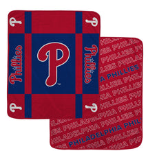 Load image into Gallery viewer, MLB Reverse Block Double Sided 60x70 Ultra Cozy Blanket