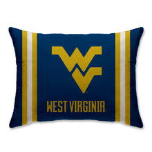 Load image into Gallery viewer, NCAA Standard Stripe Logo Bed Pillow