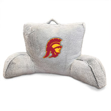 Load image into Gallery viewer, NCAA Faux Fur Logo Backrest