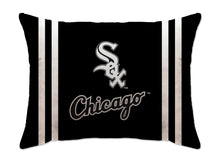 Load image into Gallery viewer, MLB Standard Logo Stripe Bed Pillow
