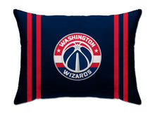 Load image into Gallery viewer, NBA Standard Stripe Logo Bed Pillow