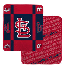 Load image into Gallery viewer, MLB Reverse Block Double Sided 60x70 Ultra Cozy Blanket