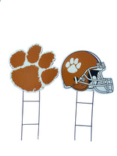 Load image into Gallery viewer, NCAA Logo and Helmet 2 Pack Yard Sign Set