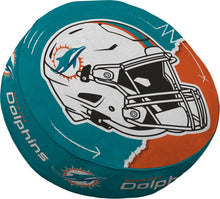 Load image into Gallery viewer, NFL Split Helmet Circle Plushlete Pillow
