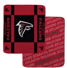 Load image into Gallery viewer, NFL Reverse Block Double Sided 60x70 Ultra Cozy Blanket