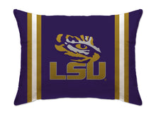 Load image into Gallery viewer, NCAA Standard Stripe Logo Bed Pillow