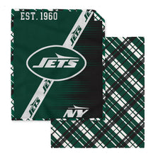 Load image into Gallery viewer, NFL Digital Dash 2 Sided Checkered 60x80 Blanket
