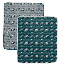 Load image into Gallery viewer, NFL Home & Away Logo Roll 60x70 2 Pack Blanket Set