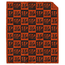 Load image into Gallery viewer, NFL Tonal Logo Box Ultra Cozy Team Color 60x70 Sherpa Blanket