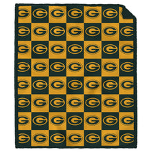 Load image into Gallery viewer, NFL Tonal Logo Box Ultra Cozy Team Color 60x70 Sherpa Blanket
