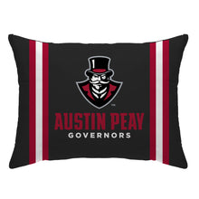 Load image into Gallery viewer, NCAA Standard Stripe Logo Bed Pillow