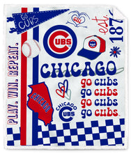 Load image into Gallery viewer, MLB Loco Fan Ultra Cozy 60x70 Sherpa Blanket