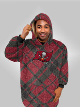Load image into Gallery viewer, NFL Digital Dash Sherpa Hooded Fan Cape