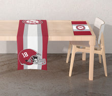 Load image into Gallery viewer, NCAA Logo 2-Sided Place Mat Table Runner Set