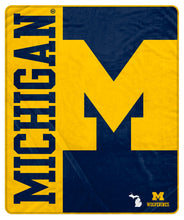 Load image into Gallery viewer, NCAA Endzone Ultra Soft Tailgate Throw