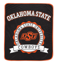 Load image into Gallery viewer, NCAA University Crest 50x60 Ultra Soft Blanket