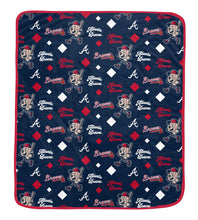 Load image into Gallery viewer, MLB Retro Mascot Repeat 60x70 Cozy Blanket
