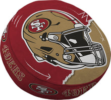 Load image into Gallery viewer, NFL Split Helmet Circle Plushlete Pillow