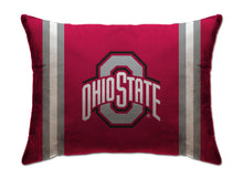Load image into Gallery viewer, NCAA Standard Stripe Logo Bed Pillow