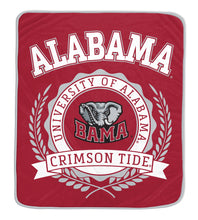 Load image into Gallery viewer, NCAA University Crest 50x60 Ultra Soft Blanket