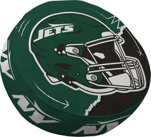 Load image into Gallery viewer, NFL Split Helmet Circle Plushlete Pillow