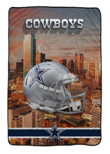 Load image into Gallery viewer, NFL Skyline Series Helmet 66x95 Oversized Blanket