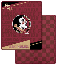 Load image into Gallery viewer, NCAA Diagonal Ghost Checker 60x70 Blanket