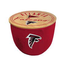 Load image into Gallery viewer, NFL Script Circle Wood Top Ceramic Candle