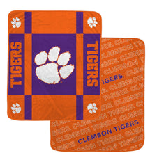 Load image into Gallery viewer, NCAA Reverse Block Double Sided 60x70 Ultra Cozy Blanket