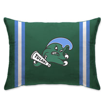 Load image into Gallery viewer, NCAA Standard Stripe Logo Bed Pillow