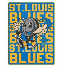 Load image into Gallery viewer, NHL Cartoon Puck Ultra Soft 60x80 Blanket