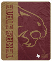 Load image into Gallery viewer, NCAA Endzone Ultra Soft Tailgate Throw