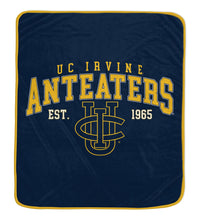 Load image into Gallery viewer, NCAA Vintage Arch Block Ultra Soft 50x60 Throw Blanket