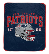 Load image into Gallery viewer, NFL Vintage Arch Block Ultra Soft 50x60 Throw Blanket