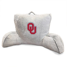Load image into Gallery viewer, NCAA Faux Fur Logo Backrest