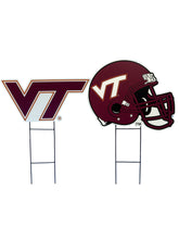 Load image into Gallery viewer, NCAA Logo and Helmet 2 Pack Yard Sign Set